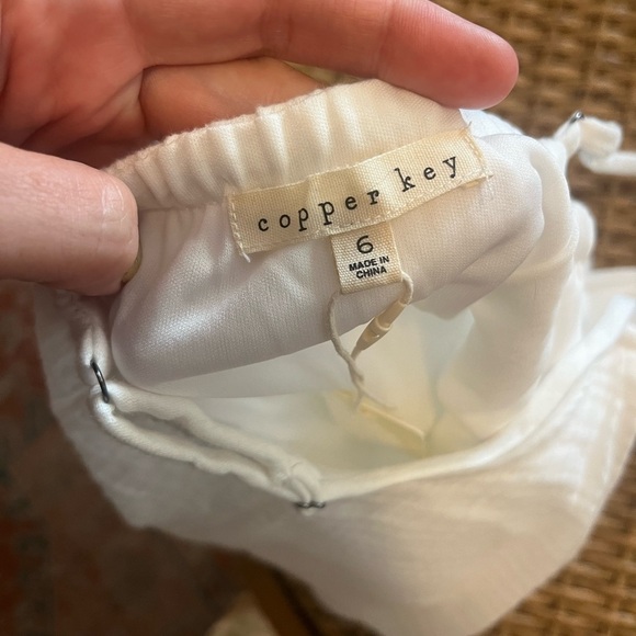 NWT girls white wrap dress. - Picture 2 of 4